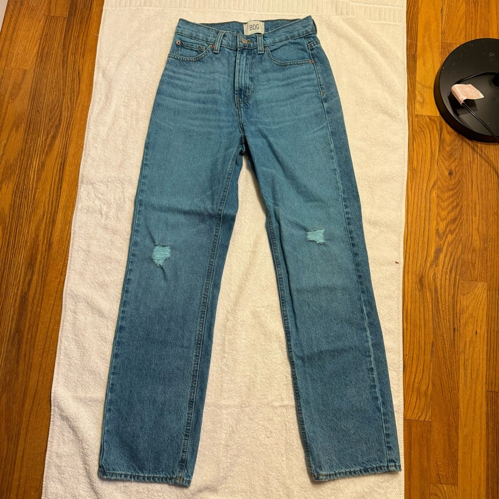 Urban Outfitters Blue Slightly Flared Jean